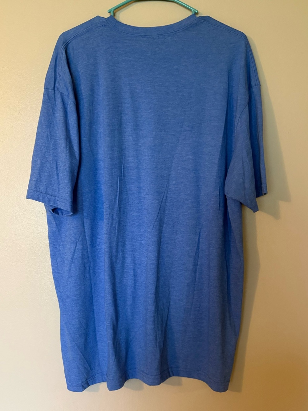 Gildan Light Blue 'Wine Because Adulting Is Hard' Graphic Tee - Picture 4 of 4
